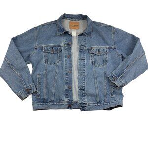 Levi's Strauss Classic Vintage Medium Wash Denim Trucker Jacket Men's Size XL